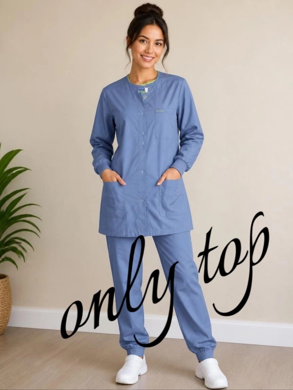 Landau Care flex unisex medical scrub gown Adult M